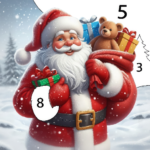 Santa Color Paint By Number Mod Apk 1.3.0 (Unlimited Money)