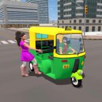 City TukTuk Auto Rickshaw Game Mod Apk 17 (Unlimited Money)
