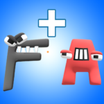 Merge Alphabet Scary Train 3D Mod Apk 3.0.1 (Unlimited Money)