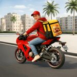 Rider Food Delivery Game Life Mod Apk 1.0 Unlimited Money